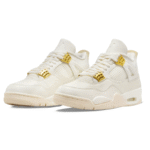 Jordan 4 Retro Miltalic - Gold - Image 3