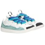 Lanvin Leather Curb - White Blue - Image 2