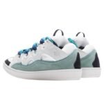 Lanvin Leather Curb - White Blue - Image 3