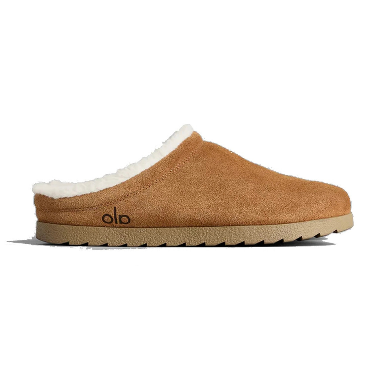 AloSlipperSherpaRecovery_Saddle_Ivory.png Alo Slipper Sherpa Recovery - Saddle/Ivory - Image 1
