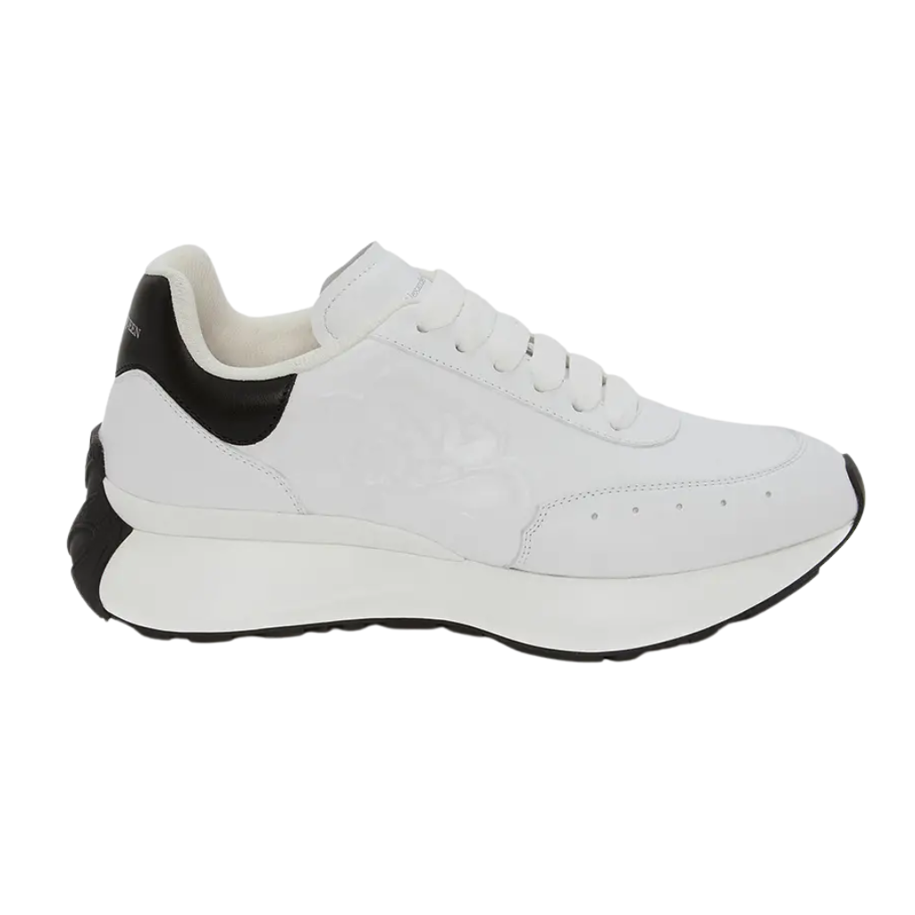 Untitled-design-2025-02-04T233708.875.png Alexander Mcqueen Oversized Graffiti Sprint Runner – White Black - Image 1